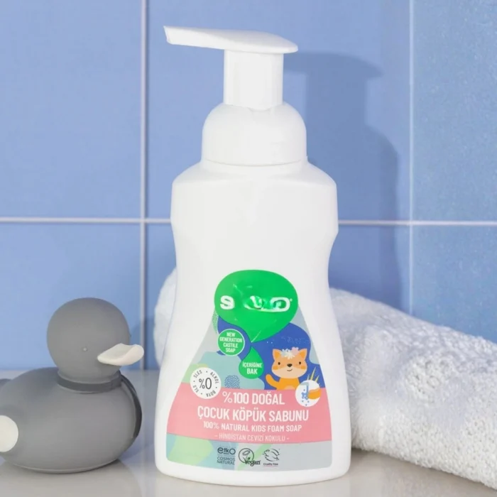 Mey İthalat® %100 Doğal Zeytinyağlı Kids Köpük Sabun 250 ml
