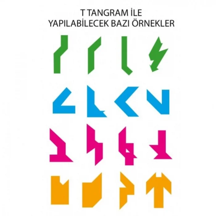 Mey İthalat® 1431 , T Tangram 4 Parça