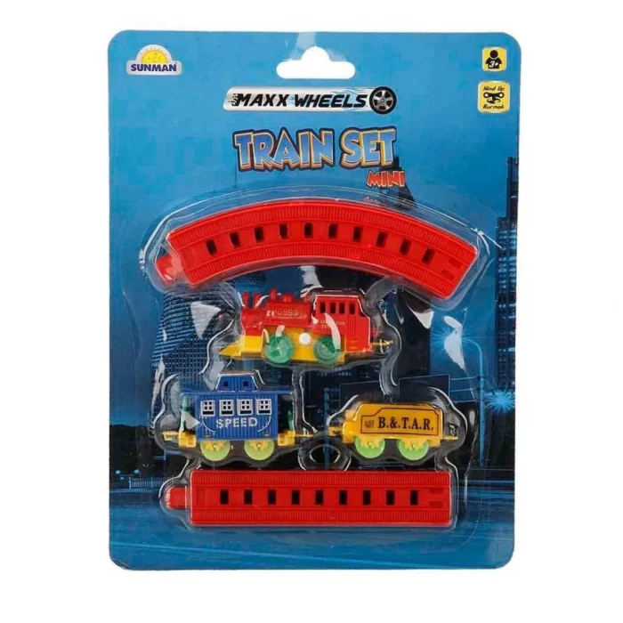 Mey İthalat® 2559 Maxx Wheels Mini Tren Seti 11 Parça -