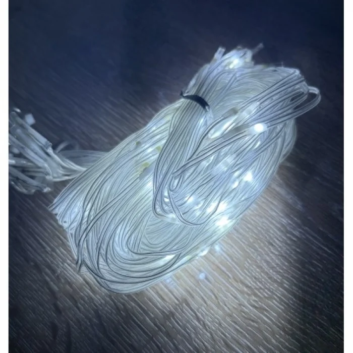 Mey İthalat® 2x2 Perde 192 LED Beyaz Işık - 8 Fonksiyonlu