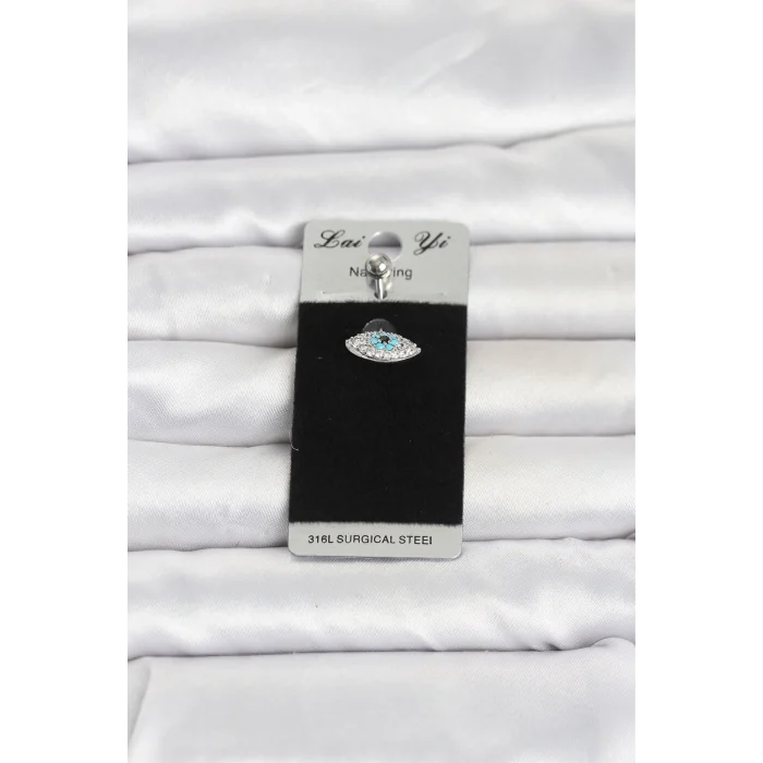 Mey İthalat® 316L Cerrahi Çelik Göz Model Göbek Piercing
