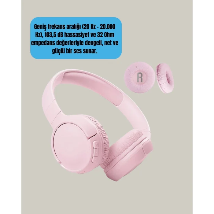 Mey İthalat® 3.2 cm Sürücülü Ergonomik Kablosuz Kulaklık