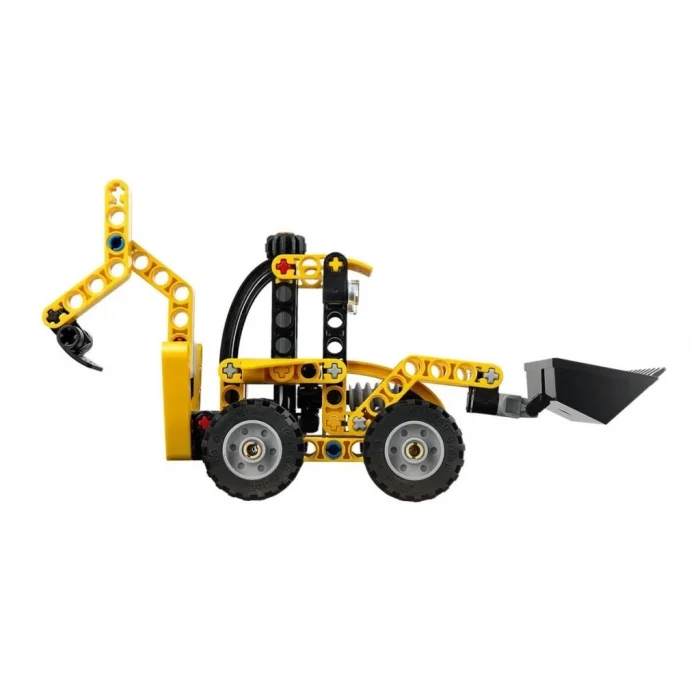 Mey İthalat® 42197   Technic Kazıcı Yükleyici 104 parça +7 yaş
