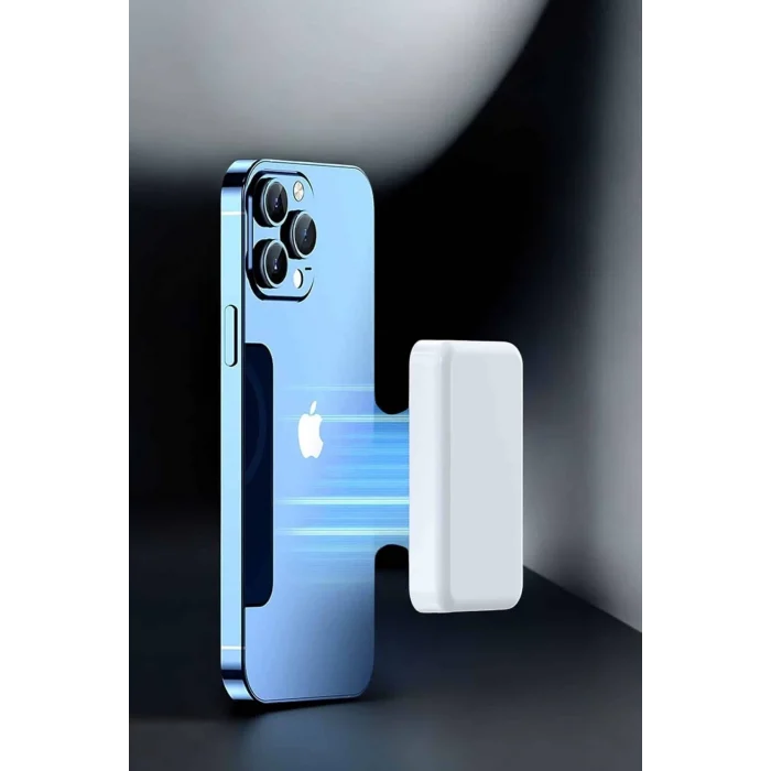 Mey İthalat® 5000 Mah İOS Uyumlu Magsafe Kablosuz Şarj Hızlı Şarj Desteği