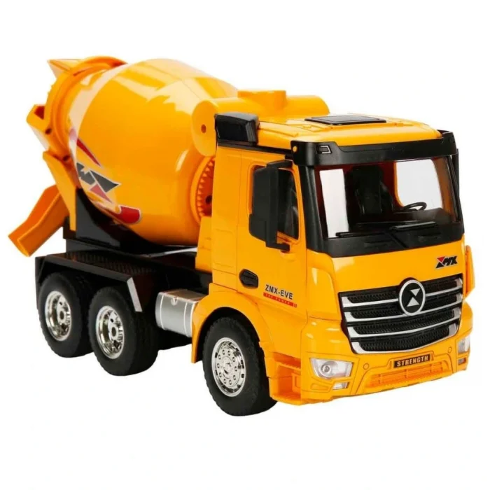 Mey İthalat® 5084 İŞ MAKİNESİ 1 18 BETON MİKSERİ FF 9CH 3 7V USB 2 4 GHZ SESLİ IŞI
