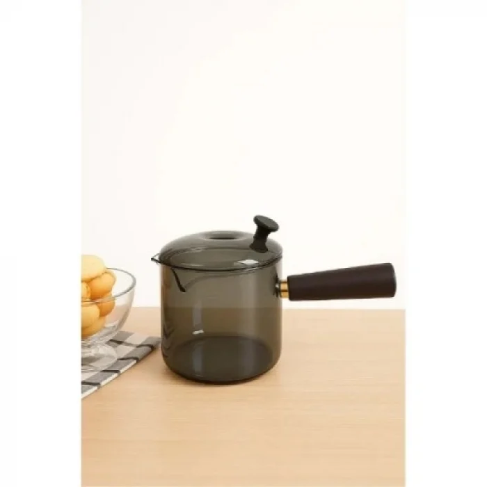 Mey İthalat® 550 ml Akasya Cam Cezve