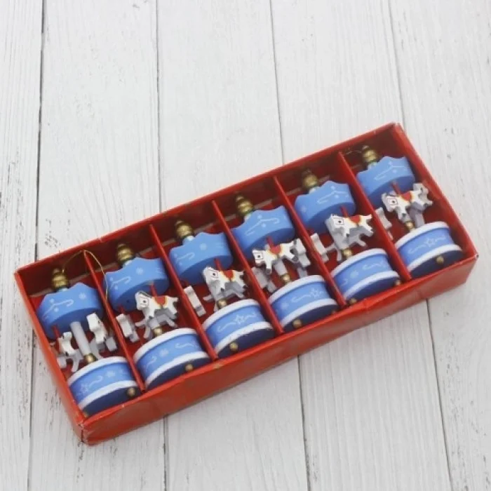 Mey İthalat® 6lı Mavi Mini Atlı Karınca