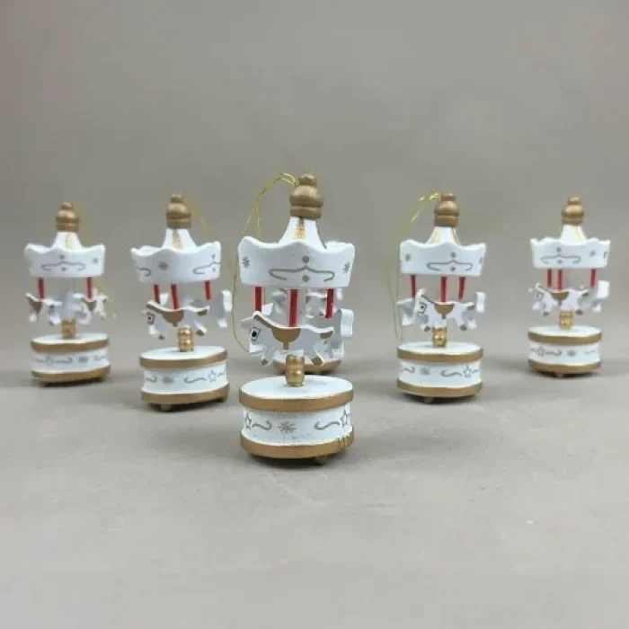 Mey İthalat® 6lı Ufak Atlı Karınca Gold-Beyaz
