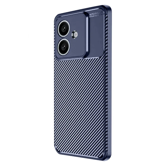 Mey İthalat®   A3 Kılıf Auto Focus Karbon Kapak - Lacivert