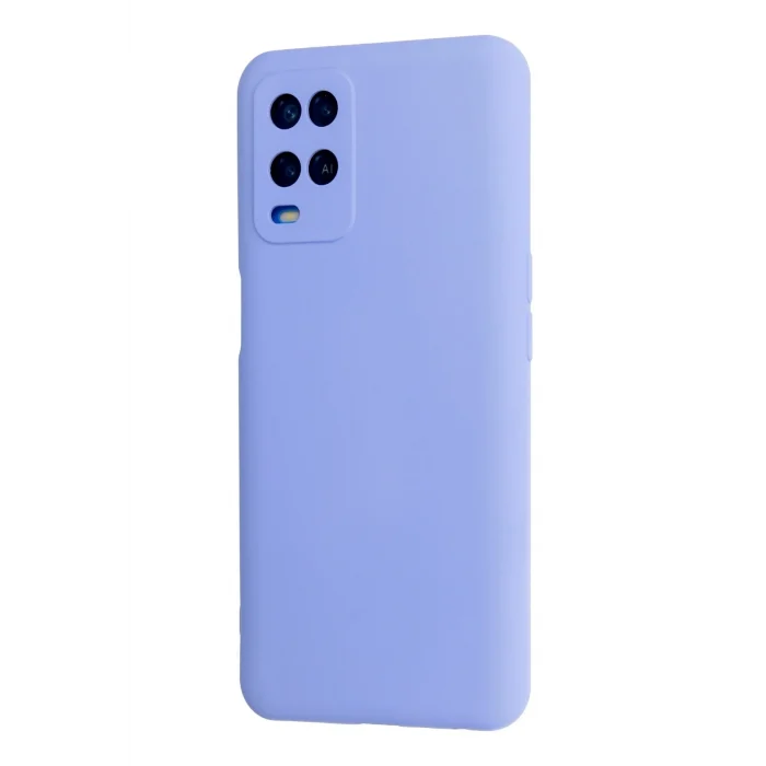 Mey İthalat®   A54 4G Kılıf Nano içi Kadife Silikon - Lila