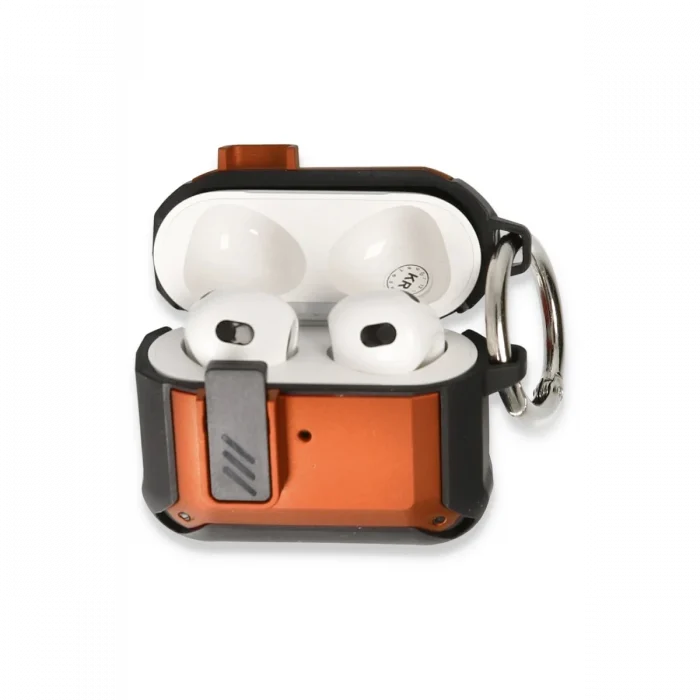 Mey İthalat®   Airpods 3 (3.nesil) Truva Kılıf - Turuncu