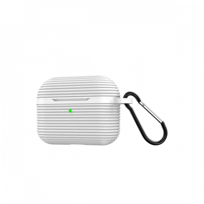 Mey İthalat®   Airpods Pro 3 (3.nesil) Raven Silikon Kılıf - Beyaz