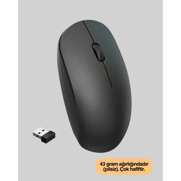 Mey İthalat® Ayarlanabilir DPI Özellikli Mouse – Sessiz, Estetik ve Uyumlu