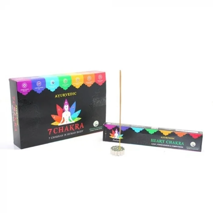 Mey İthalat® Ayurvedic 7 Chakra Tütsü