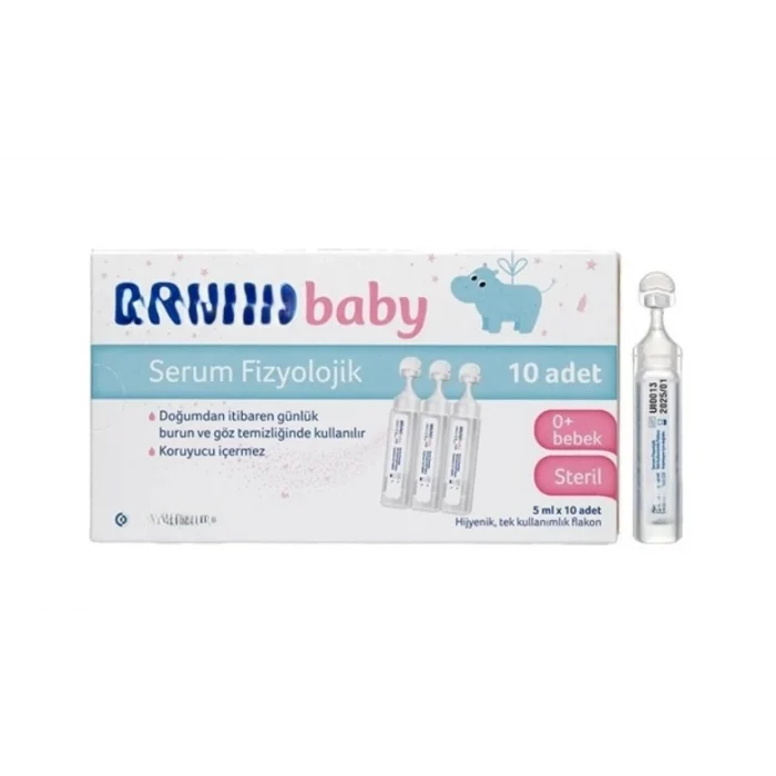 Mey İthalat® Baby Serum Fizyolojik 5 ml x 10 Flakon