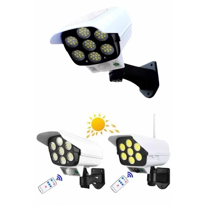 Mey İthalat® Bahçe Aydınlatması Hareket Sensörlü Led Aydınlatma Kamera Görünümlü