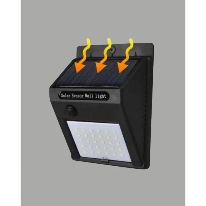Mey İthalat® Bahçe ve Dış Mekanlar İçin Güneş Enerjili 20 LED Hareket Sensörlü Lamba