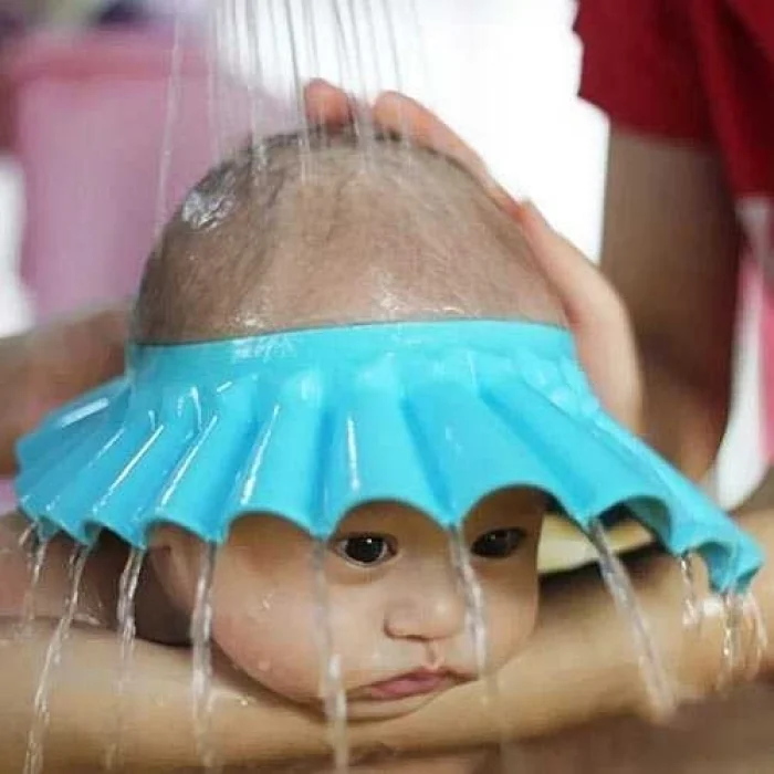 Mey İthalat® Bebek Banyo Şapkası Mavi