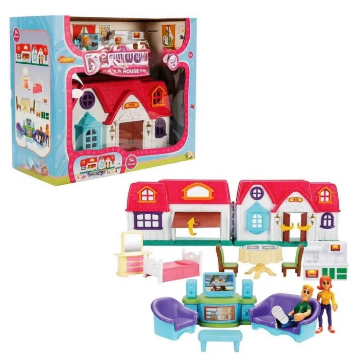 Mey İthalat® Bebek Evi Oyun Seti 14 Parça