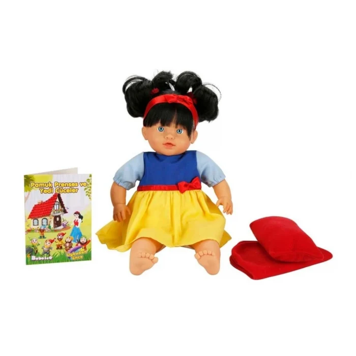 Mey İthalat®  Bebelou Uykudan Önce Bebeği Masal Anlatan Pamuk Prenses ve Yedi Cüceler 40 cm.