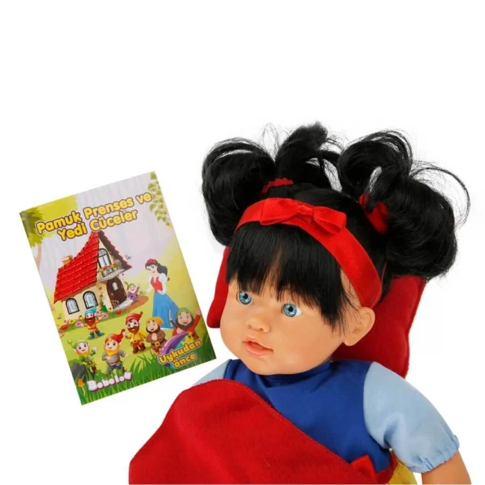 Mey İthalat®  Bebelou Uykudan Önce Bebeği Masal Anlatan Pamuk Prenses ve Yedi Cüceler 40 cm.