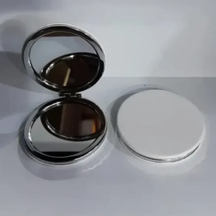 Mey İthalat® Beyaz Yuvarlak Büyüteçli Cep Aynası