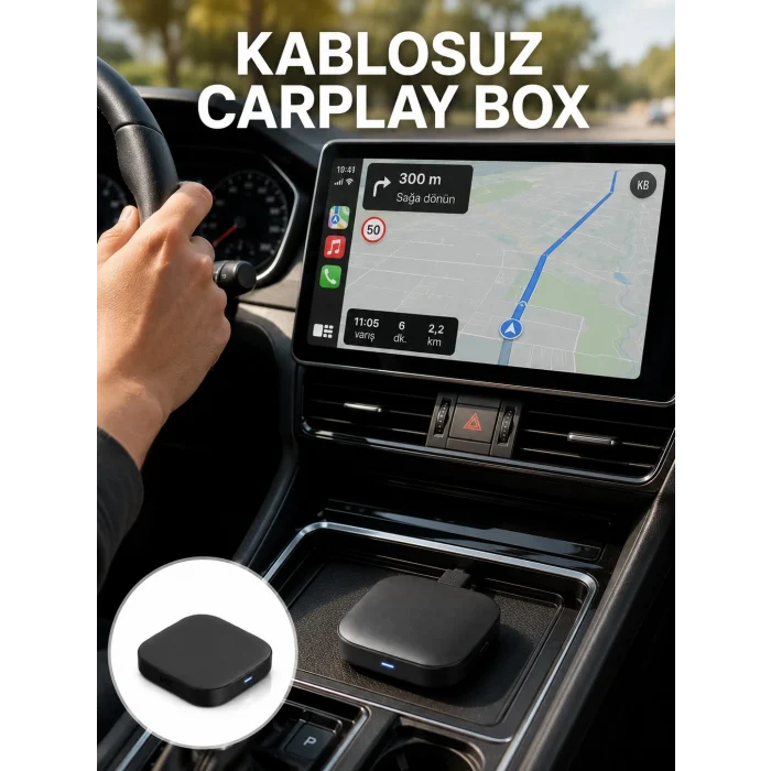 Mey İthalat® Bluetooth 5.0 Kablosuz Android Auto Araç İçi Adaptör Yeni Nesil