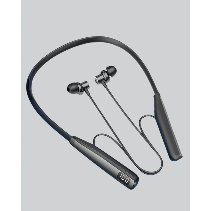 Mey İthalat® Bluetooth 5.3 Boyun Bantlı Kulaklık – Oyun ve Müzik Modu, SD Kart Desteği