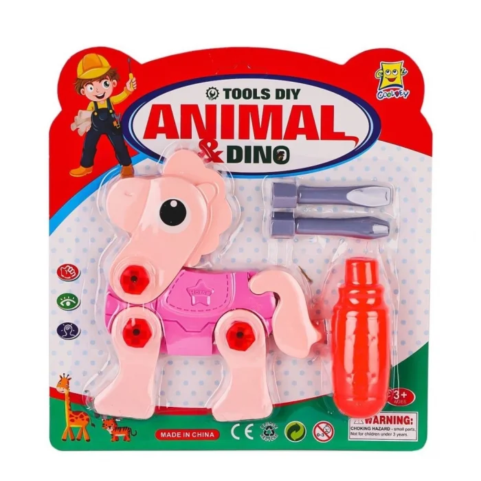 Mey İthalat® C2024-5-6 Sök Tak Hayvanlar -Birliktoys