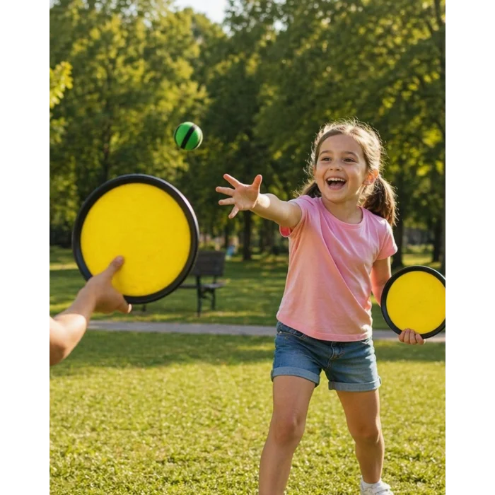 Mey İthalat® Catch Ball Set 2 Kişilik Top Yakalama Oyunu Çocuk Aktivite Seti