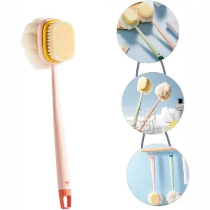 Mey İthalat® Çift Taraflı Banyo Duş Fırçası
