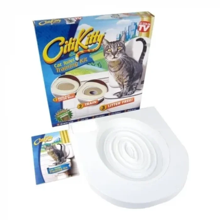 Mey İthalat® CitiKitty Klozet Kedi Tuvaleti Eğitim Seti
