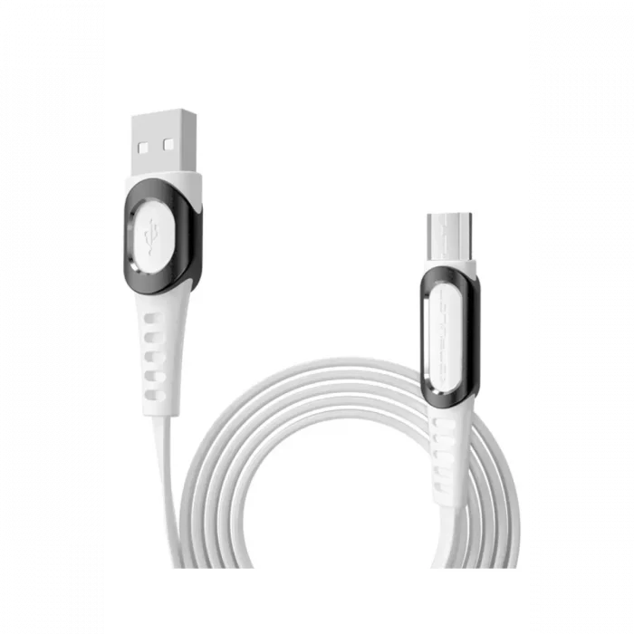 Mey İthalat®  DC01 Süper Hızlı Micro USB Kablo 1M 2.4A - Beyaz