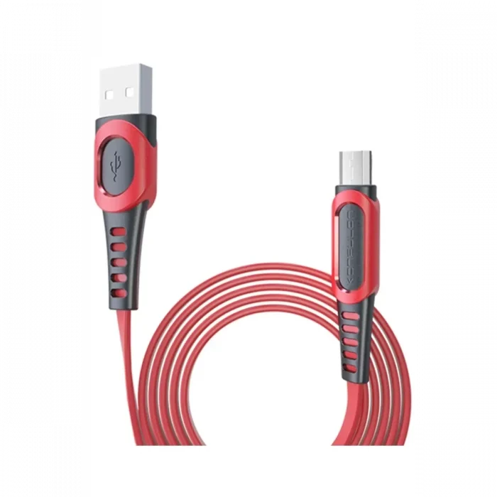 Mey İthalat®  DC01 Süper Hızlı Micro USB Kablo 1M 2.4A - Kırmızı