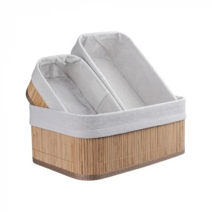 Mey İthalat® DecoHandy Bambu Sepet Seti