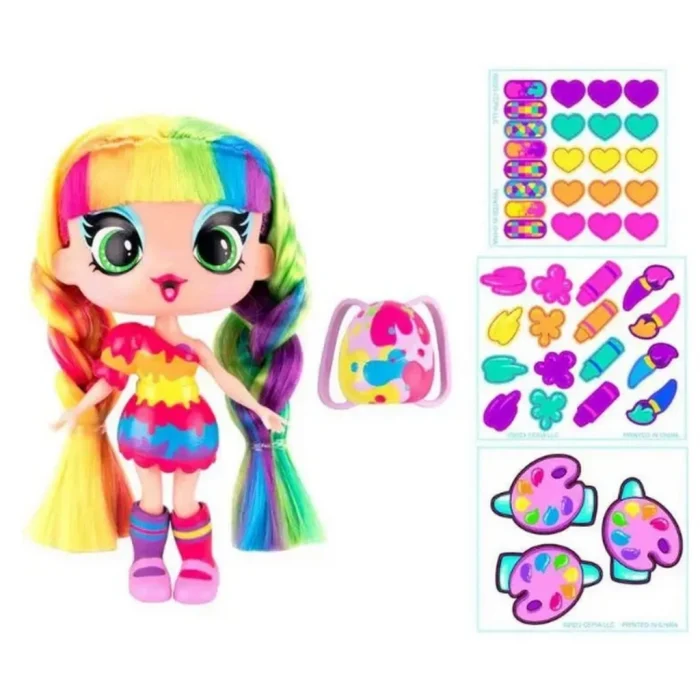 Mey İthalat®  Decora Girlz Büyük Moda Bebek ve Oyun Seti 15 cm
