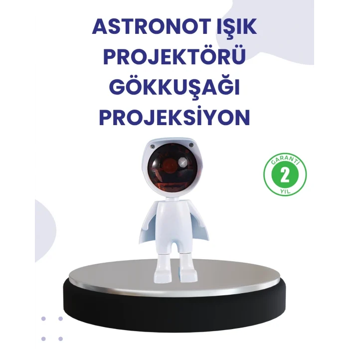 Mey İthalat® Dekoratif Gün Batımı Işığı – Astronot Figürlü