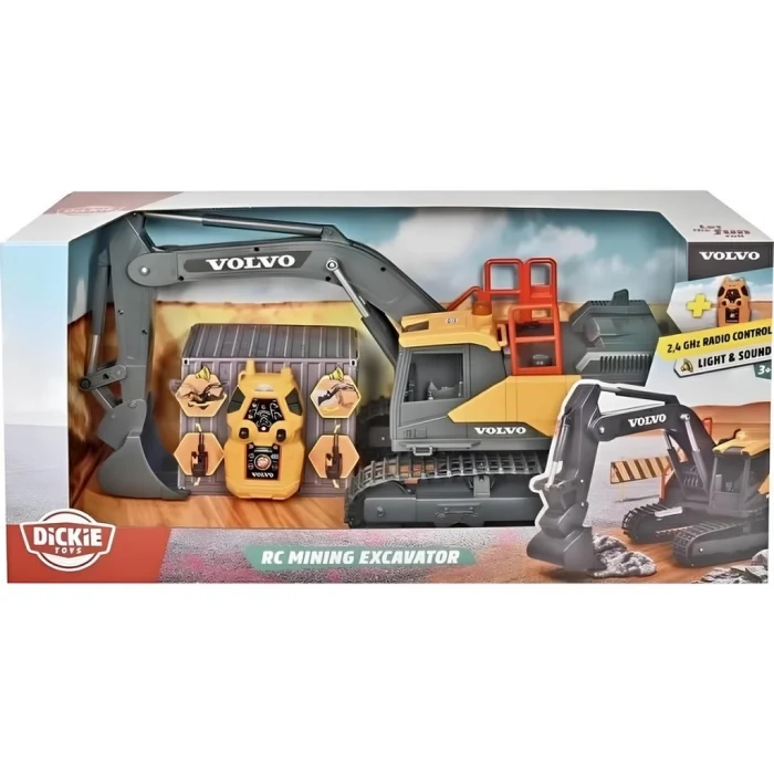 Mey İthalat® Dickie Toys Rc Volvo Maden Ekskavatörü