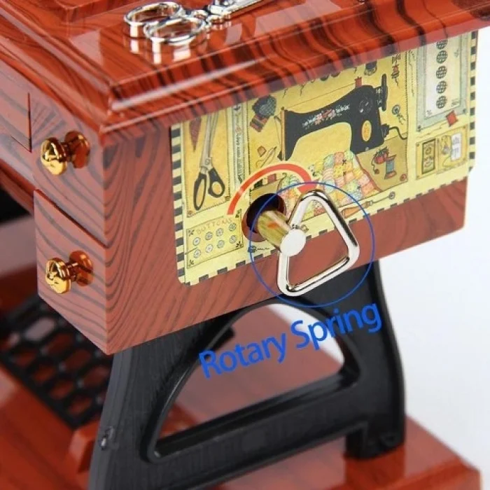 Mey İthalat®  Dikiş Makinesi Görünümlü Müzik Kutusu