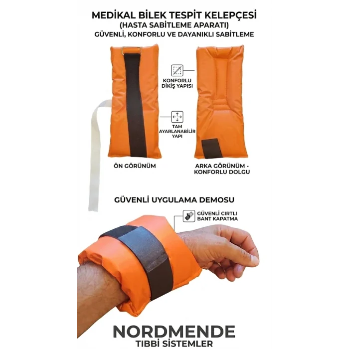 Mey İthalat® El Ayak Tespit Kemeri | Hasta Sabitleme Aparatı | NORDMENDE