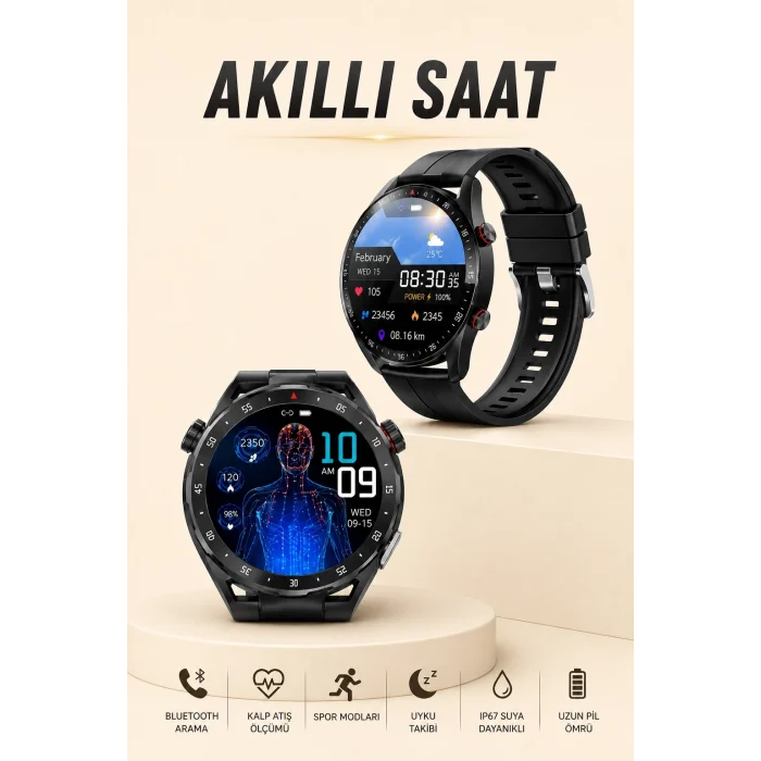 Mey İthalat® ENTEGRE GPS VE GENİŞ SPOR MODU SEÇENEKLERİYLE AKILLI SAAT