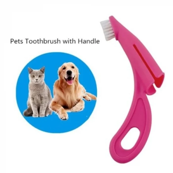 Mey İthalat® Ergonomik Evcil Hayvan Diş Fırçası