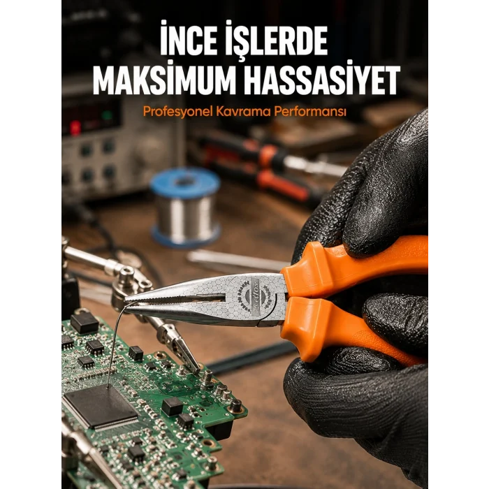 Mey İthalat® Ergonomik Saplı Profesyonel Kargaburun Dayanıklı Dövme Çelik Gövde
