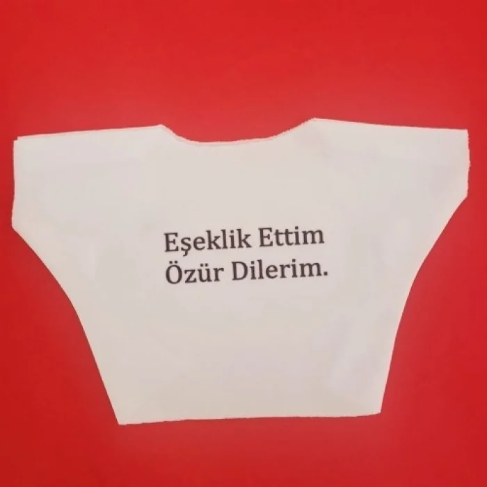 Mey İthalat® Eşeklik Ettim Yazılı Oyuncak Tişörtü