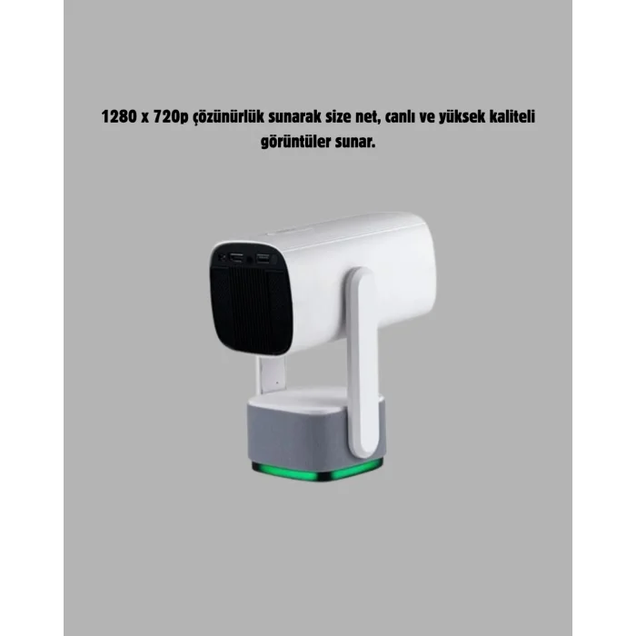 Mey İthalat® Ev Tipi 720p HD Projeksiyon Cihazı