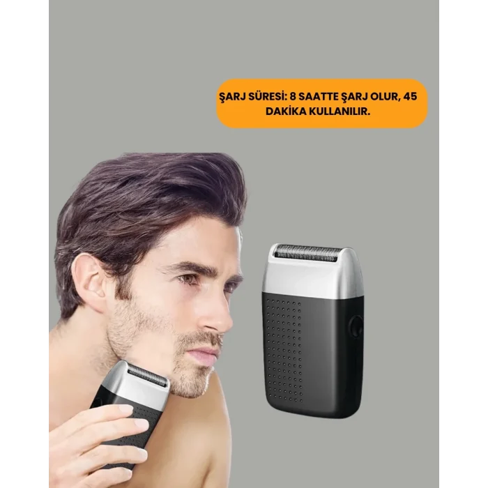 Mey İthalat® Evde Kişisel Bakımın Yeni Yolu – Kompakt ve Ergonomik Tıraş Makinesi