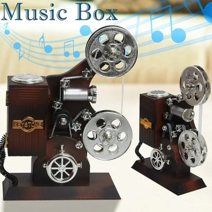 Mey İthalat® Film Makinesi Görünümlü Müzik Kutusu
