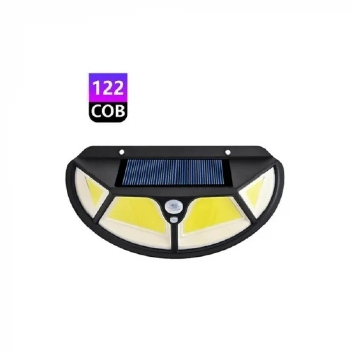 Mey İthalat® Fonksiyonel Sensörlü 122 Ledli Solar Bahçe Lambası
