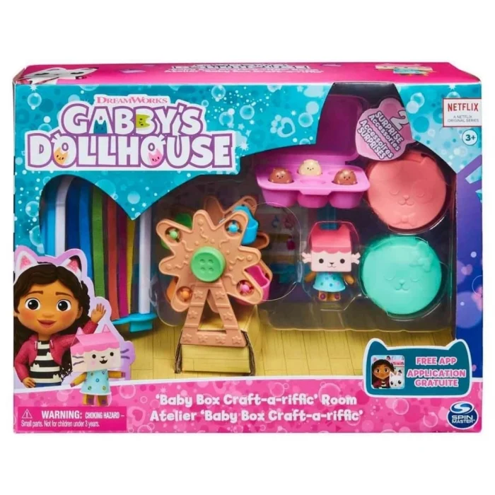 Mey İthalat®  Gabbys Dollhouse Deluxe Oda Setleri (1 AD. GÖNDERİLİR)