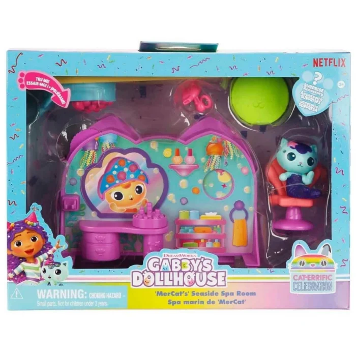 Mey İthalat®  Gabbys Dollhouse Deluxe Oda Setleri (1 AD. GÖNDERİLİR)